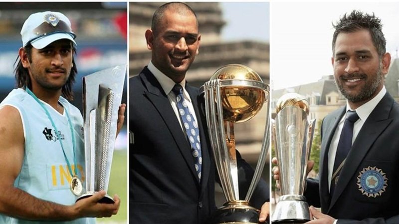 how many trophies has dhoni won