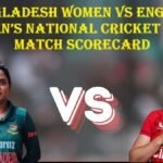 bangladesh women vs england women's national cricket team match scorecard