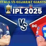 delhi capitals cricket vs gujarat giants timeline