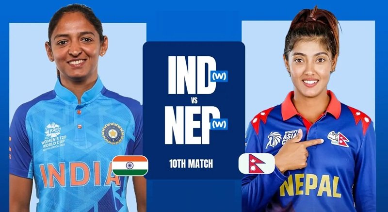 India Women's National Cricket Team vs Nepal Women Standings