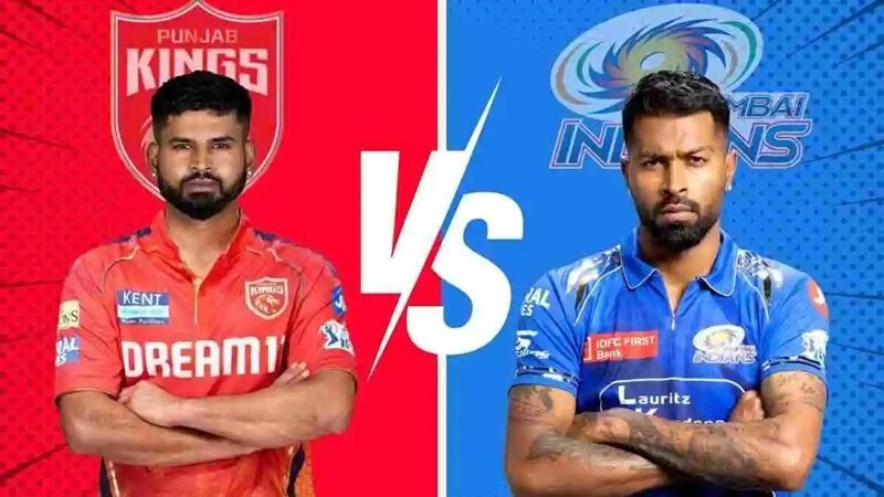 mi vs pbks 2025 scorecard