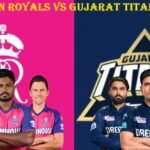 rajasthan royals vs gujarat titans timeline
