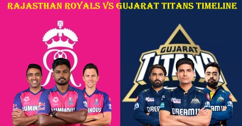 rajasthan royals vs gujarat titans timeline