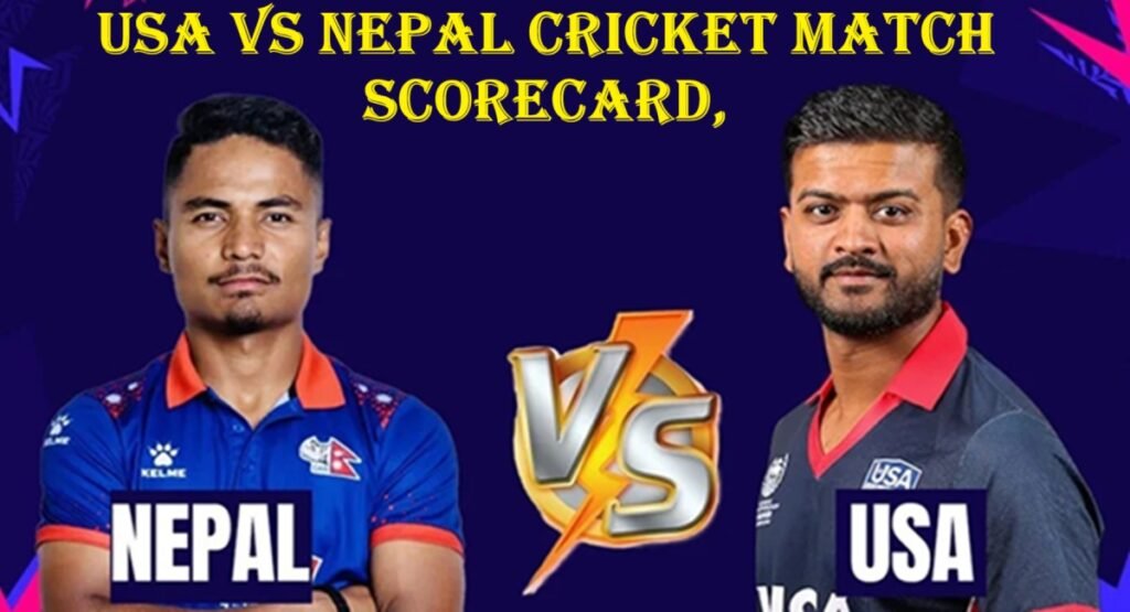 united states national cricket team vs nepal national cricket team match scorecard