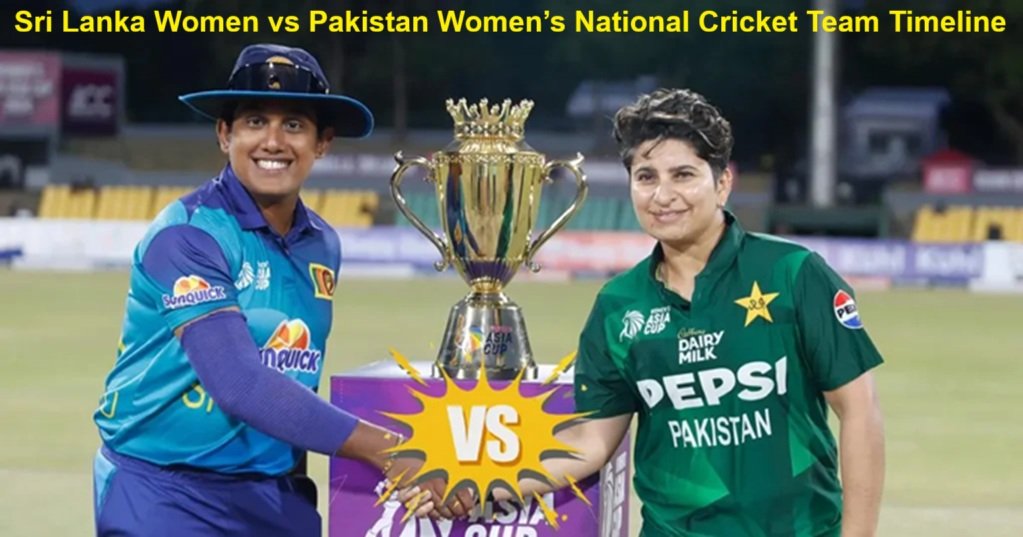 sri lanka women vs pakistan women's national cricket team timeline