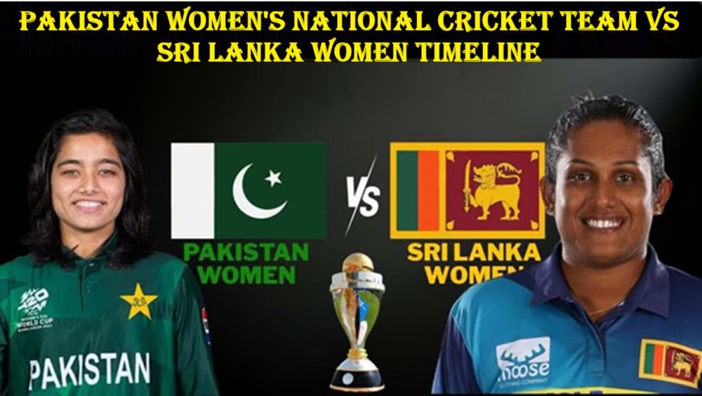 pakistan women's national cricket team vs sri lanka women timeline