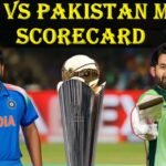 India vs Pakistan Match Scorecard