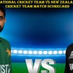 Pakistan National Cricket Team vs New Zealand National Cricket Team Match Scorecard