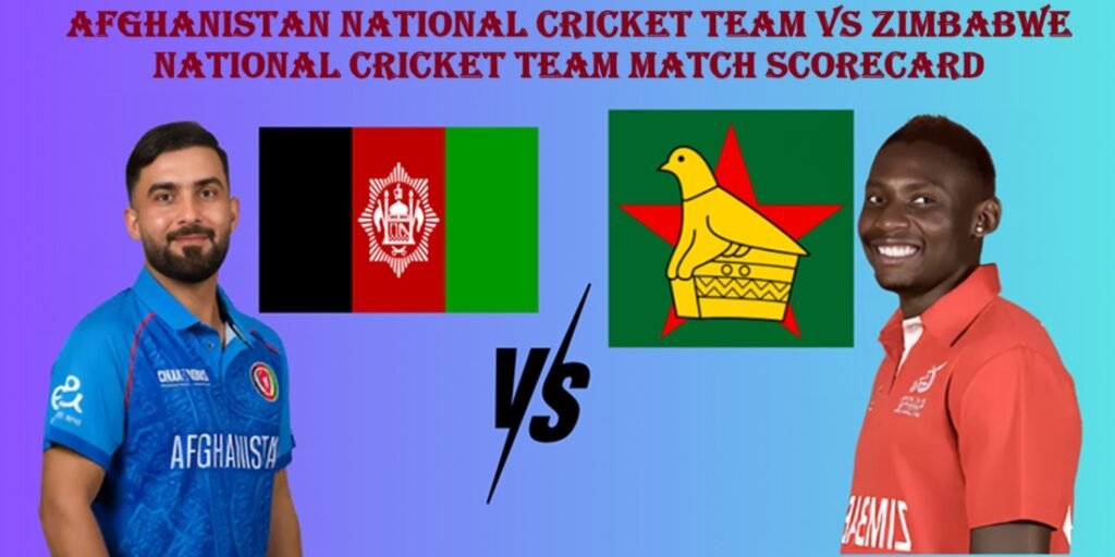 afghanistan national cricket team vs zimbabwe national cricket team match scorecard