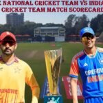 Zimbabwe National Cricket Team vs India National Cricket Team Match Scorecard